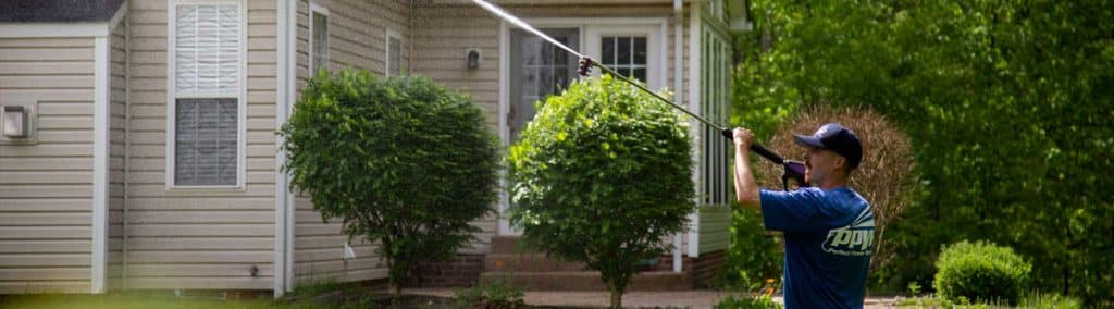 Power Washing House Before Selling